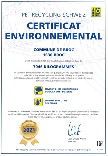 Certificat environnemental 